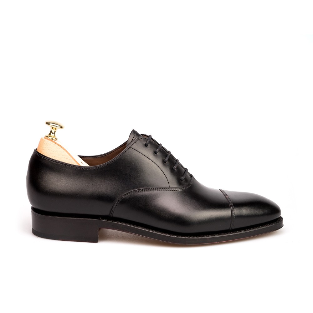 Carmina 80386 Cap Toe Oxford Black Calf - Curated And Co. Bangkok