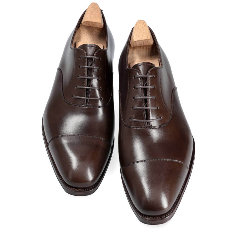 Carmina 10085 Cap Toe Oxford Black Calf - Curated and Co. Bangkok