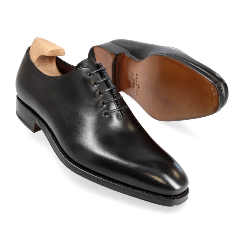 Carmina 910 Wholecut Oxford Black Calf - Curated and Co. Bangkok