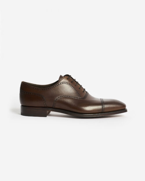 Alternative view of Carmina 80105 Quarter Brogue Oxford Brown Calf
